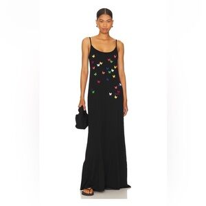 Lauren Moshi Beatrix Butterflies Maxi Dress